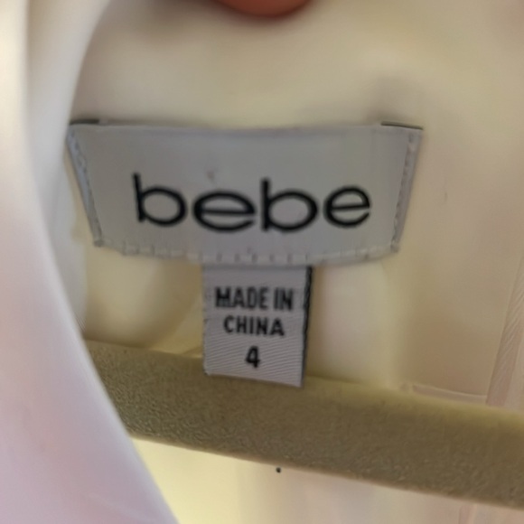 White Bebe Dress, Size 4 - Picture 2 of 6